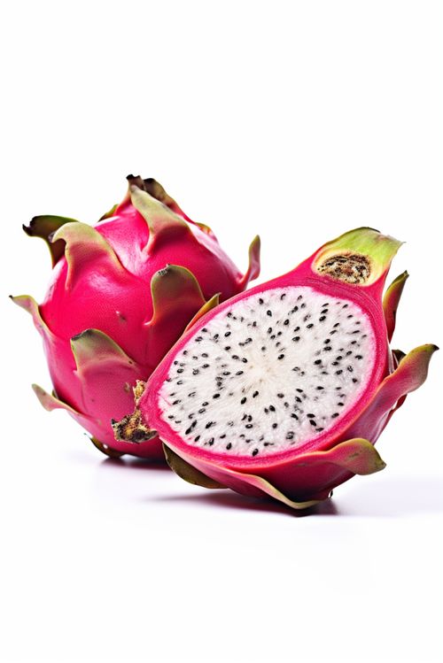 盐城火龙果果园 白底背景下的农产品摄影艺术